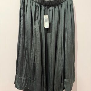 Philosophy Charcoal Pleated Maxi Skirt